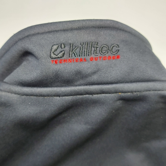 NWOT Killtec Technical Outdoor Fleece Lined Black Yellow Vest, 8 - Picture 4 of 10